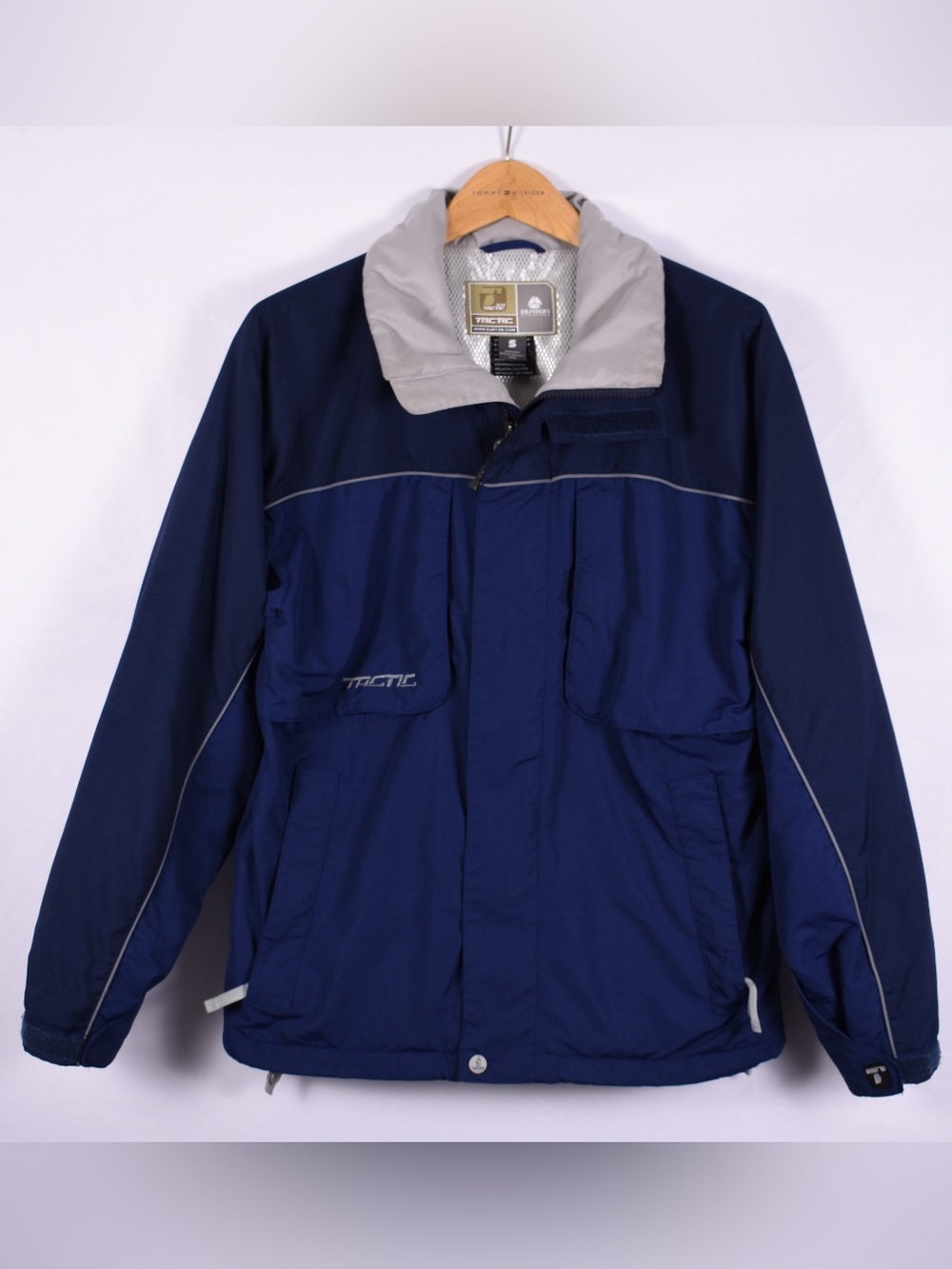Burton Tactic Blue Snowboard Ski Jacket Size Small Y2K